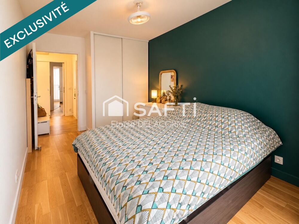 Vente Appartement T4 – 79 M² – 3 CHAMBRES – BALCON PLEIN SUD – 2 PARKINGS Vitry-sur-seine