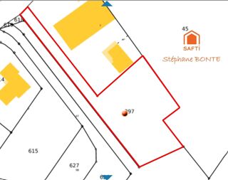  Terrain  vendre 2043 m