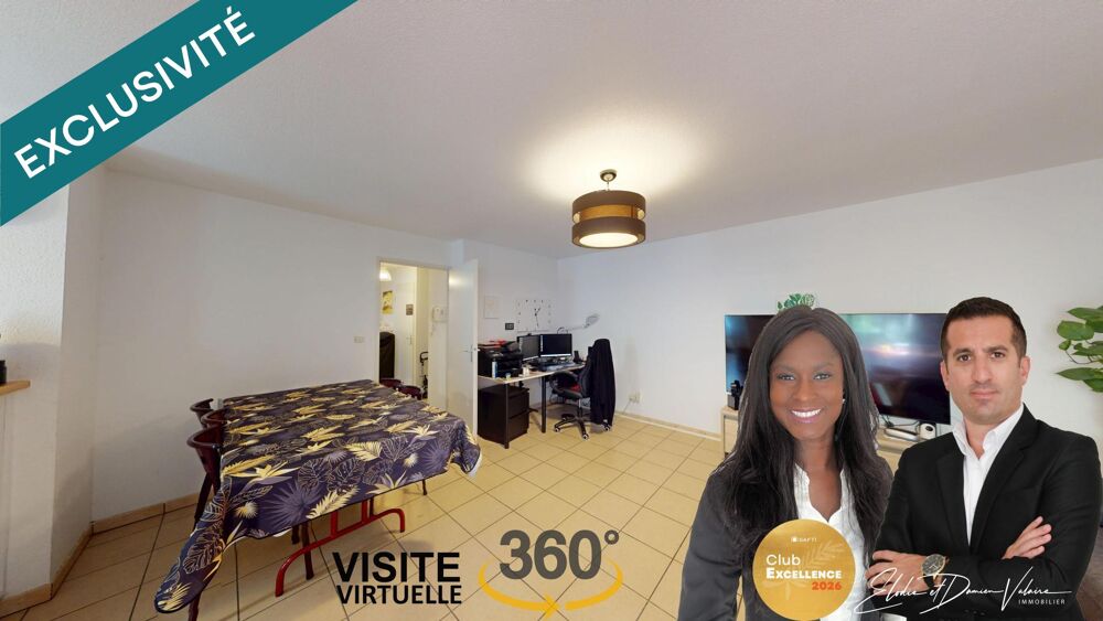 Appartement T3 Vendu loué, avec double stationnement dans Résidence sécurisée avec piscine et parc paysagé