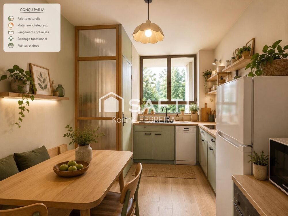 Vente Appartement Appartement 3 pièces de 58 m² à rénover avec balcon, cave et stationnement Avon