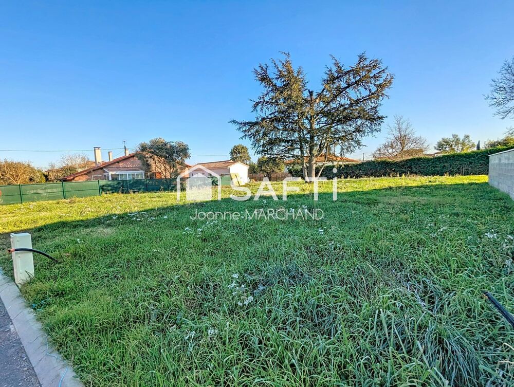Vente Terrain Village d'Eaunes très beau terrain plat et viabilisé 570m² Eaunes