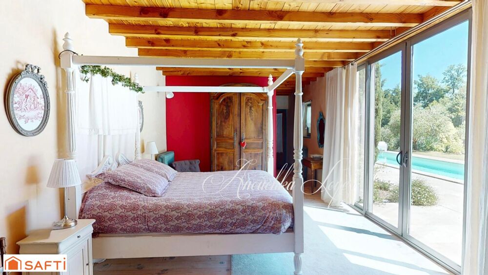 Propriété d'architecte d'exception avec lac privé