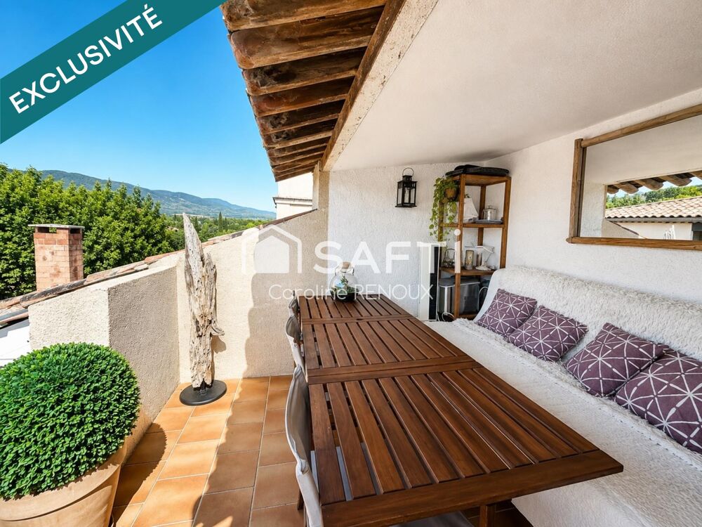 Vente Maison Puyvert - Maison de village de charme avec vue sur le Luberon Puyvert