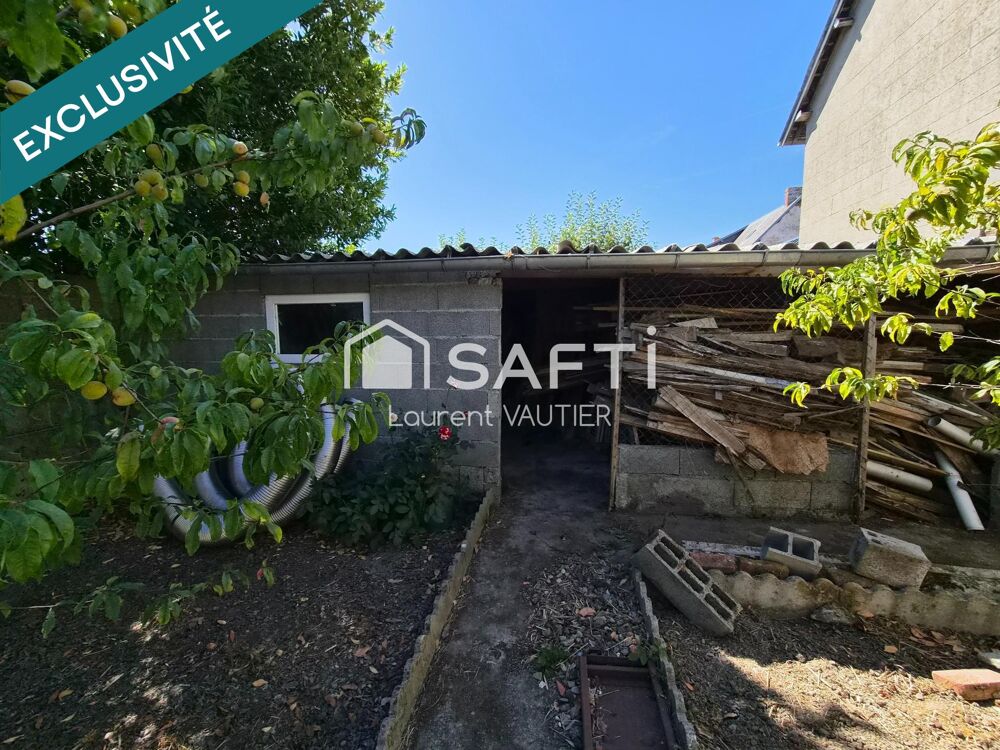 Maison de ville à rénover  115 m²  5 chambres  Jardin  Saint-Denis-le-Gast