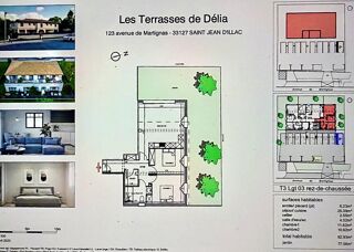  Appartement à vendre 3 pièces 63 m²