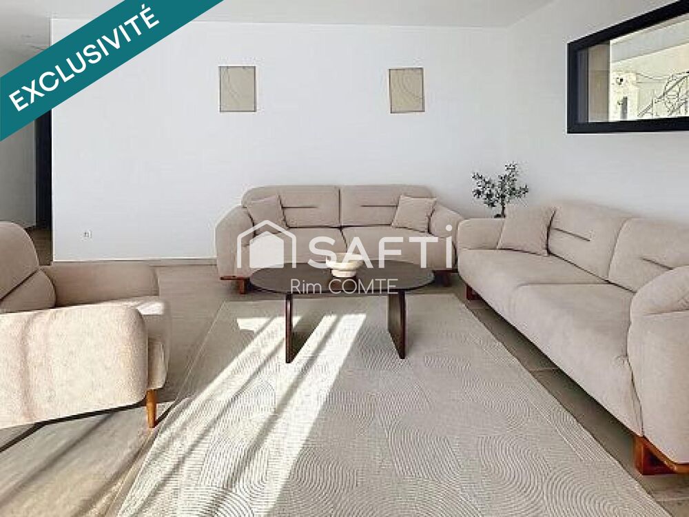 Maison contemporaine de plain-pied  142 m²  Prestations haut de gamme