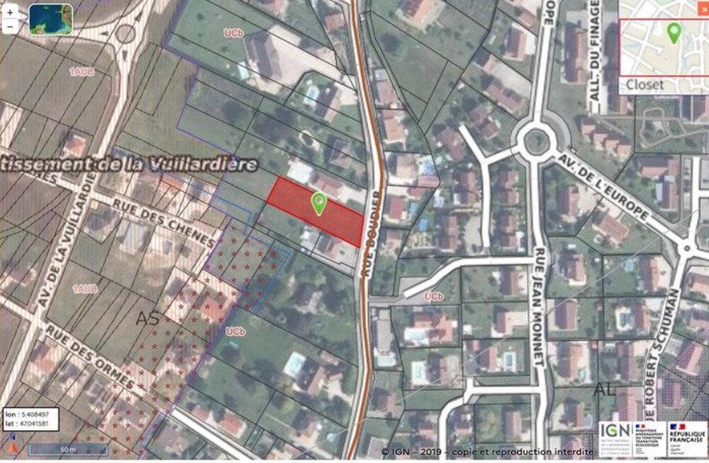 Vente Terrain Terrain à bâtir de 1172 m2 Tavaux