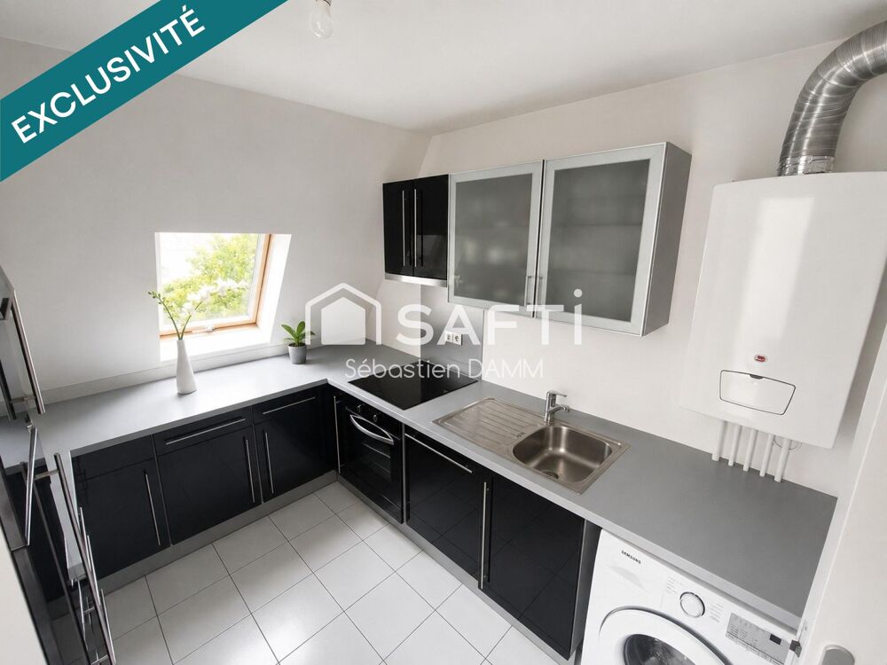 Vente Appartement Appartement 3 pièces de 76,84 m² avec terrasse, balcon, garage et cave – Dernier étage avec ascenseur – Mulhouse Dornach Mulhouse