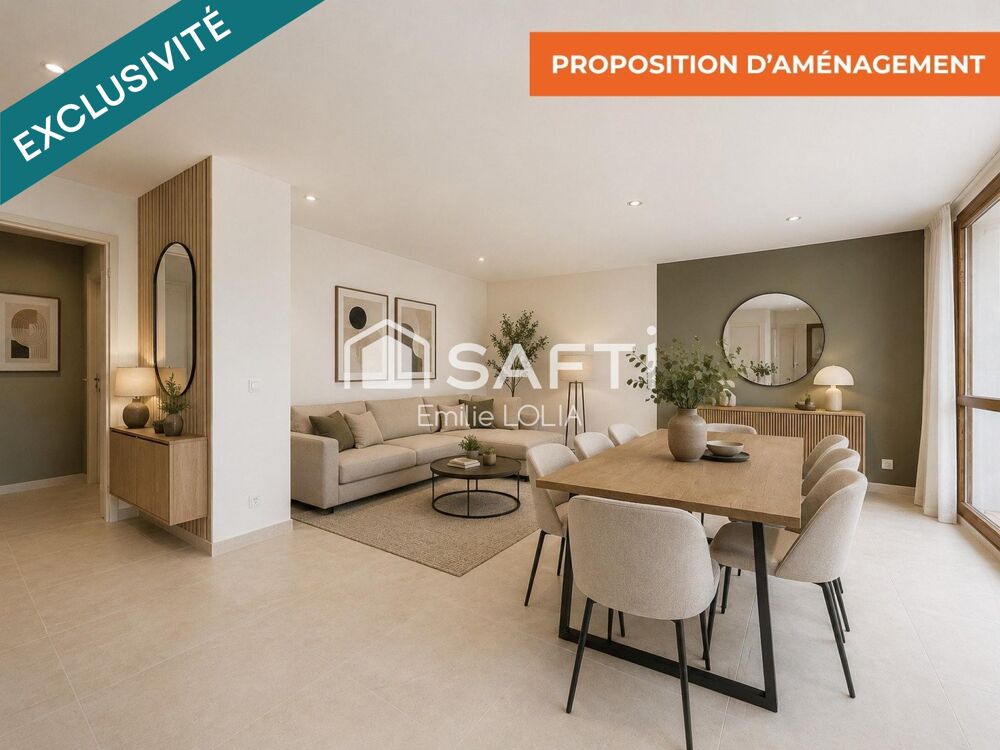 Très bel appartement à rénover selon vos goûts
