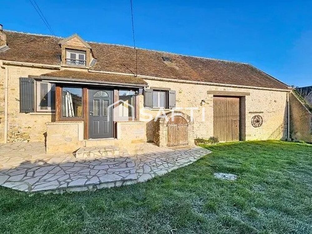 Une maison chaleureuse avec jardin clos et grange