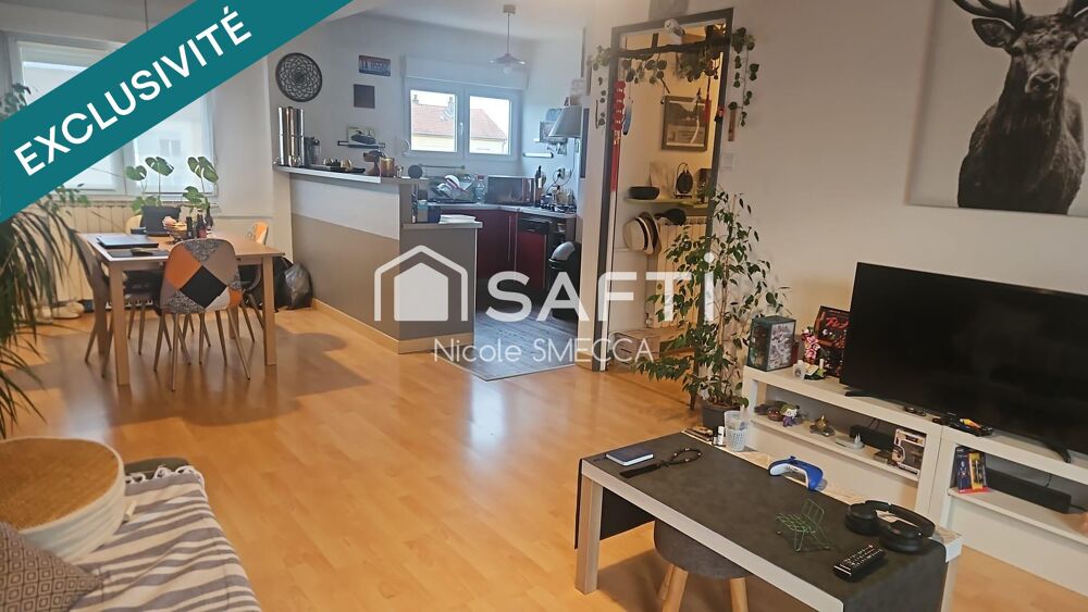 Vente Appartement Appartement 3 pièces,1 chambre,balcon,parkings Clouange