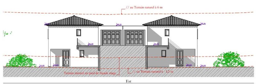 Vente Terrain Deux terrains en copropriété pour 2 maisons jumelées, possibilité un terrain pour une maison. Montauroux