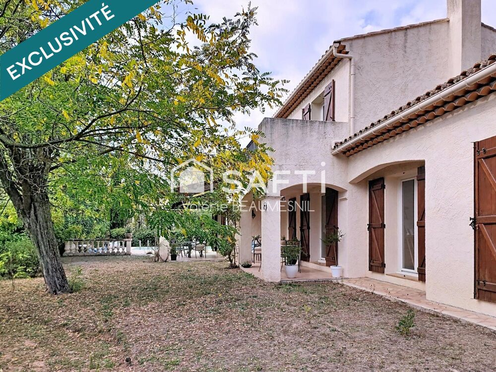 Villa provençale 6 pièces  165 m²  Piscine  Terrain 3 080 m²  Bagnols-en-Forêt