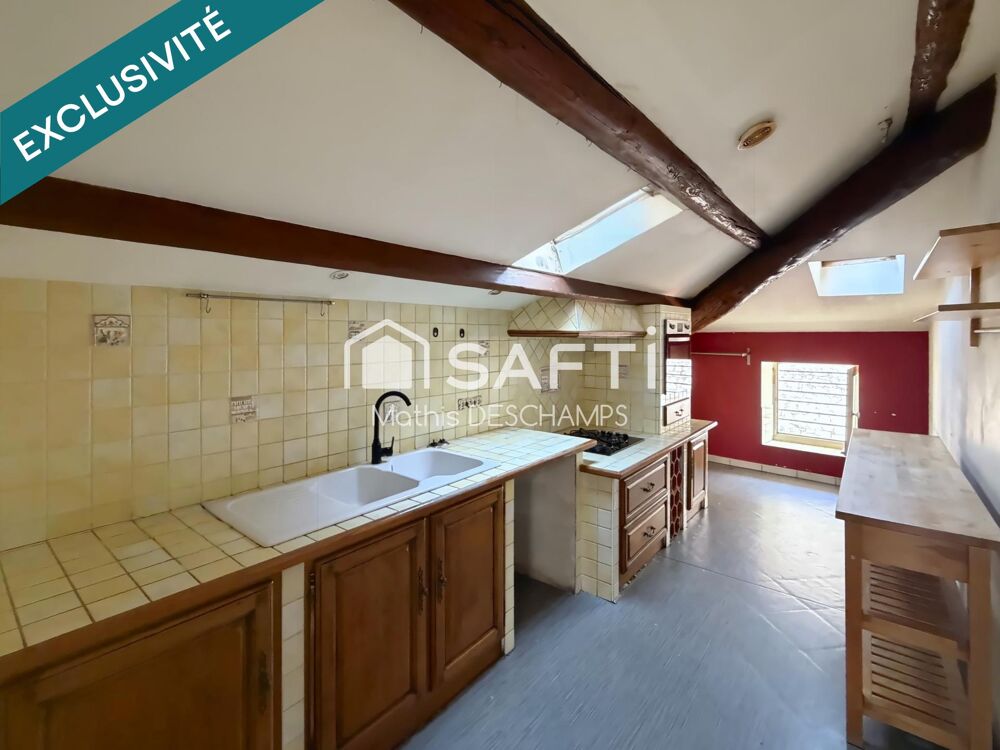 198 m², garage et terrasse en centre-ville