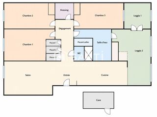  Appartement � vendre 4 pi�ces 103 m�