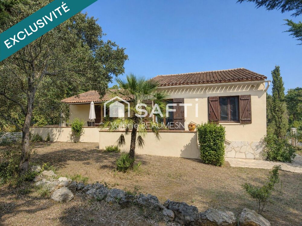 Villa 110 m2 de plain pied sur SOUS SOL COMPLET  Terrain 1 500 m²  Sans vis-à-vis