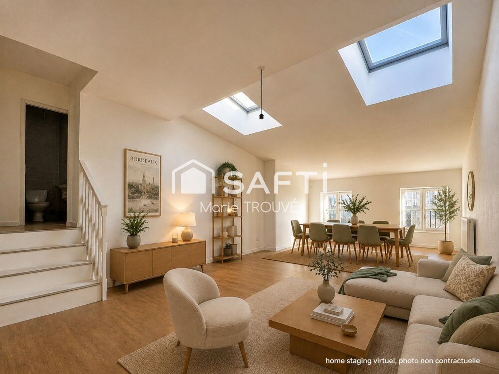 Vente Appartement T3 lumineux dans un immeuble en pierre de taille - Bordeaux Grosse Cloche Bordeaux