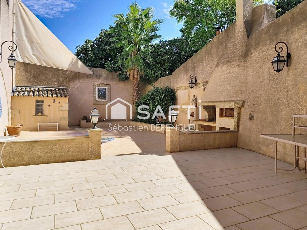 Vente Maison LOUPIAN – Maison vigneronne 255 m² – Cour, Patio 110 m² – Garage – 2 logements possibles Loupian