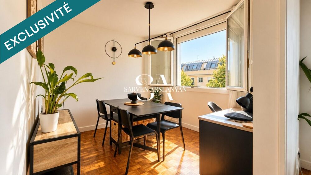 Appartement 4 pièces, 3 chambres. Proche écoles et commerces. RER D à moins de 10 min à pied.