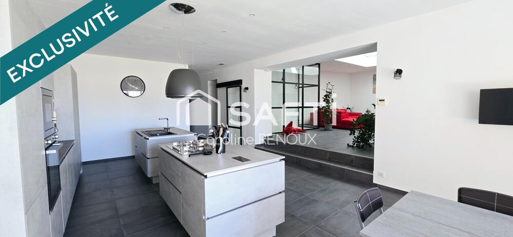 Lauris - Maison de village type loft 160m² avec grande terrasse