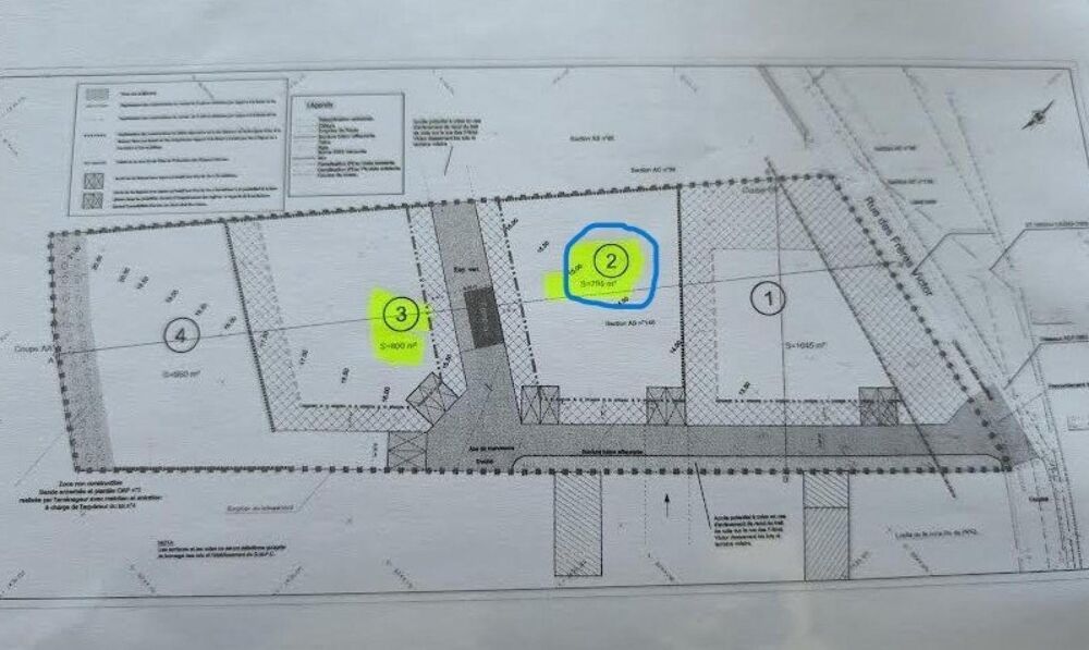 Vente Terrain Terrain viabilisé de 795 m²  Arromanches / Courseulles-sur-Mer / Caen Tracy-sur-mer