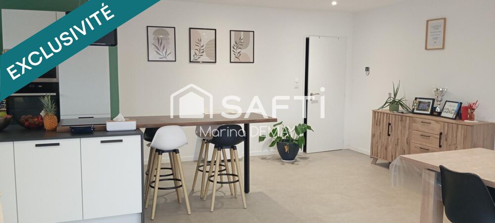 Maison récente de 2023  105 m² habitables  3 chambres  Terrain clos de 450 m² : une opportunité rare à découvrir rapidement à