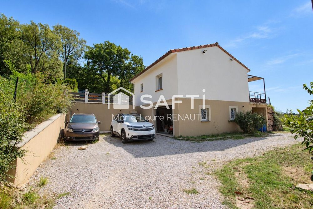 Vente Maison Villa récente de plain-pied avec sous-sol, piscine et grand garage Cabanes