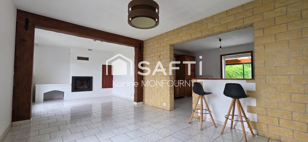 Maison individuelle sur sous-sol avec 3 chambres et jardin