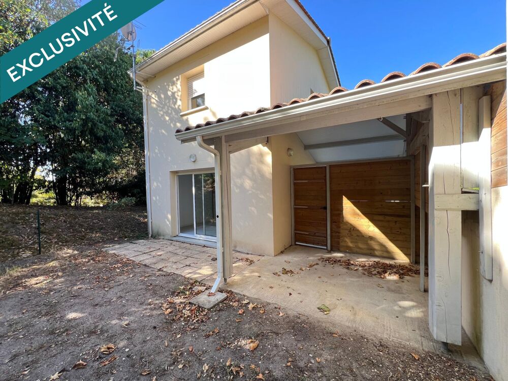 Maison T3, 2 chambres, jardin, abri voiture.