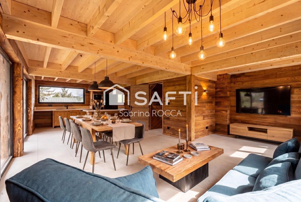 LA PLAGNE  CHALET INDIVIDUEL 142 m²  6 CHAMBRES  ESPACE BIEN-ÊTRE  SKIS AUX PIEDS  DOMAINE SKIABLE PARADISKI