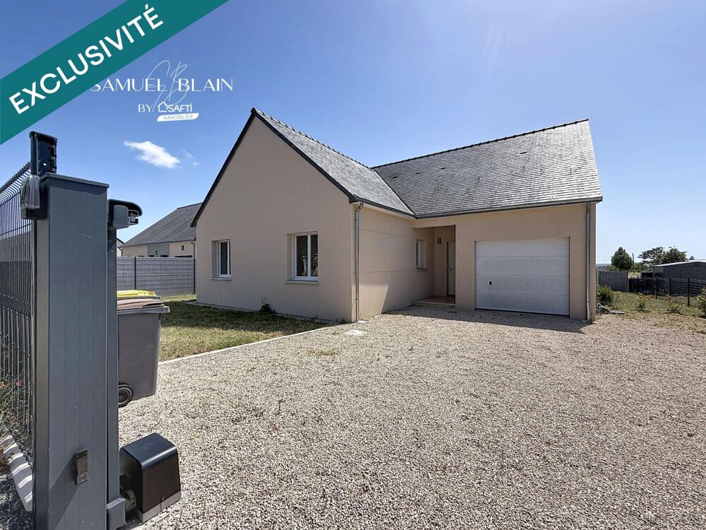 Vente Maison Piscine, plain de plain pied 3 ch et jardin. Saumur