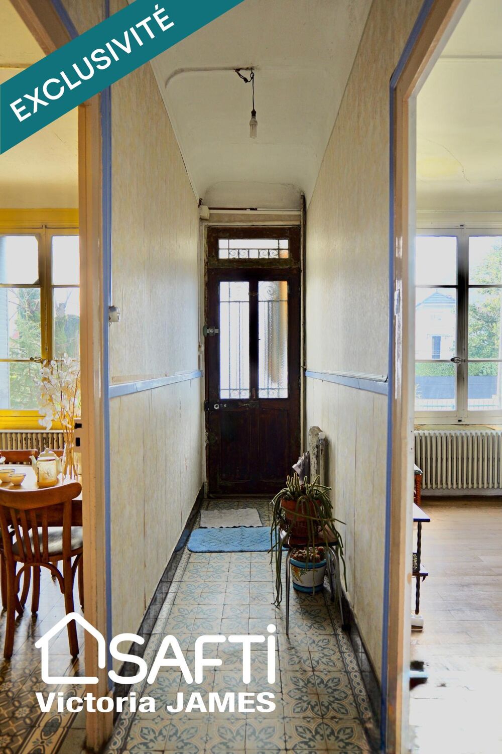 Maison années 30 à réinventer, fort potentiel.