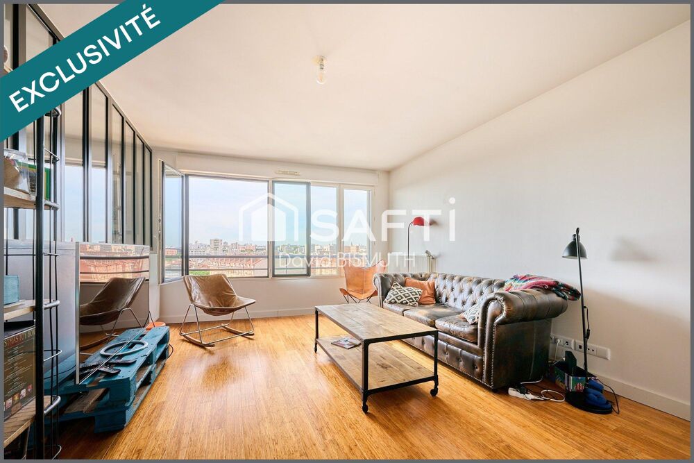 IVRY-SUR-SEINE  DERNIER ÉTAGE  3 PIÈCES  2 CHAMBRES  70 M²  2 PARKINGS  DPE B