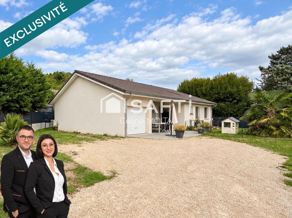 Vente Maison Plain-pied récent 4 chambres avec piscine Cessieu