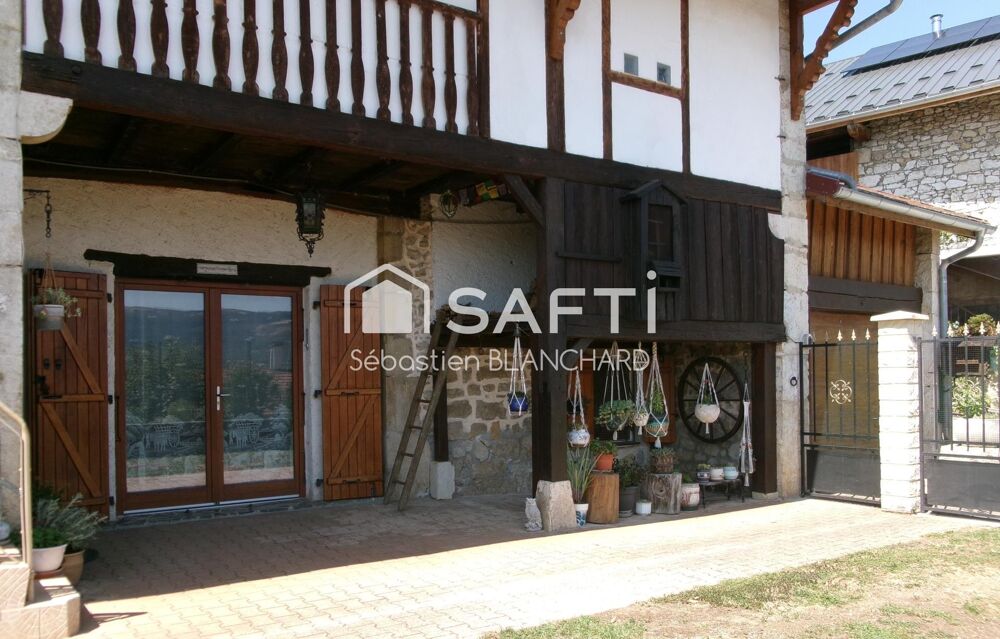 Vente Maison Maison en pierre 140 m² dans un havre de paix Ruffieu