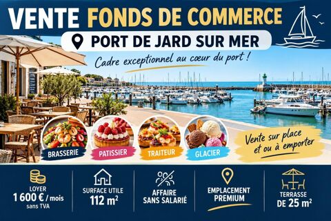 Fonds de commerce polyvalent &agrave; fort potentiel – Proche port de plaisance 75000 85520 Jard-sur-mer