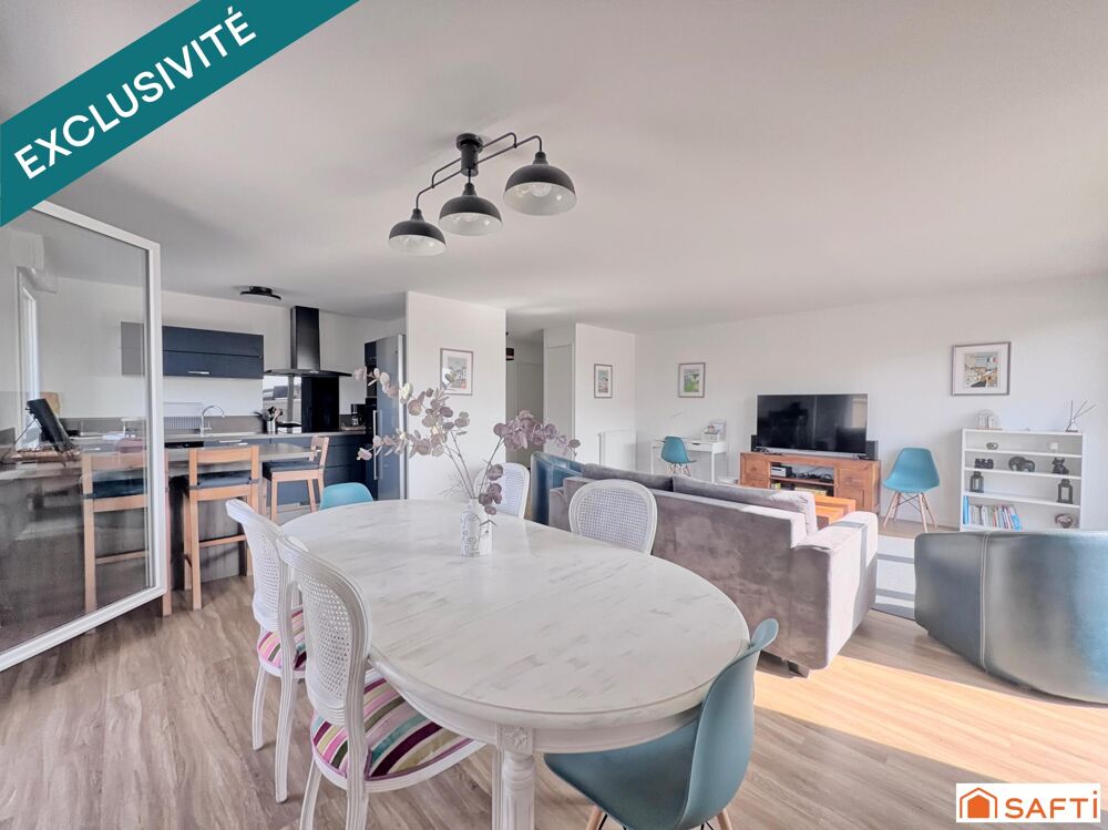 Dernier étage, terrasse sud-ouest de 45 m²
