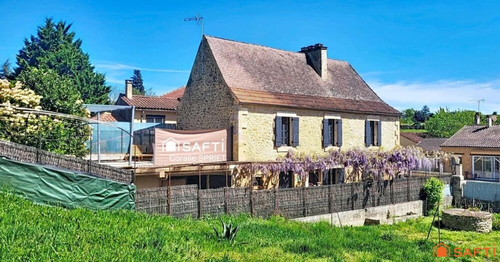 Maison de village, type longère, 3 chambres 96 m2