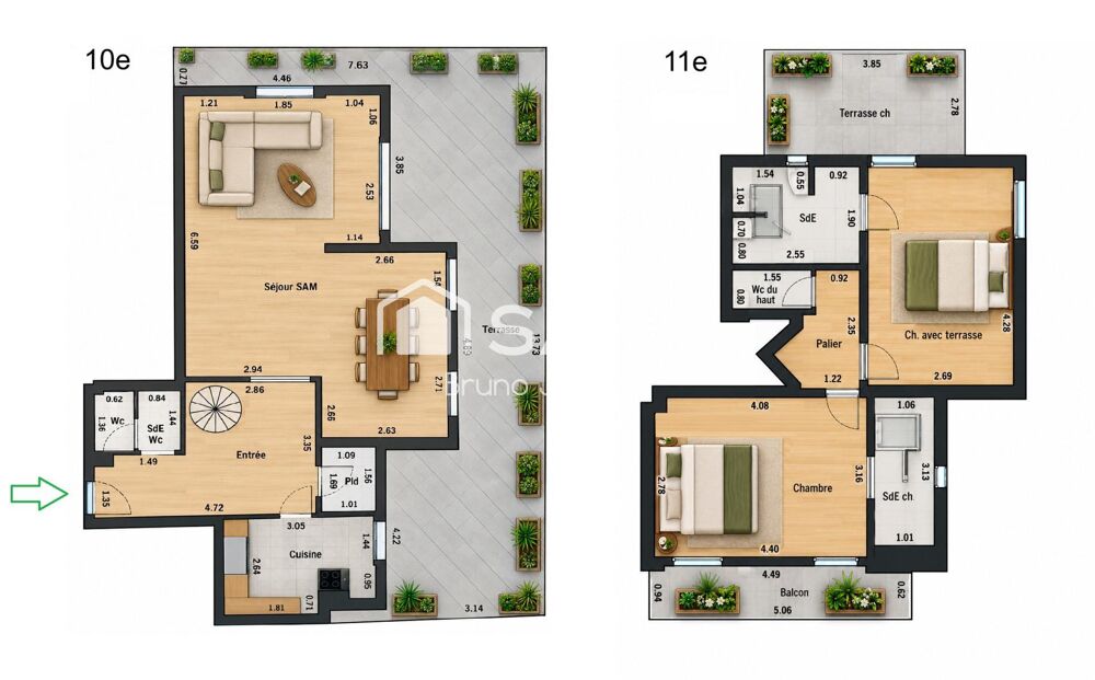 à vendre  Appartement Paris 15