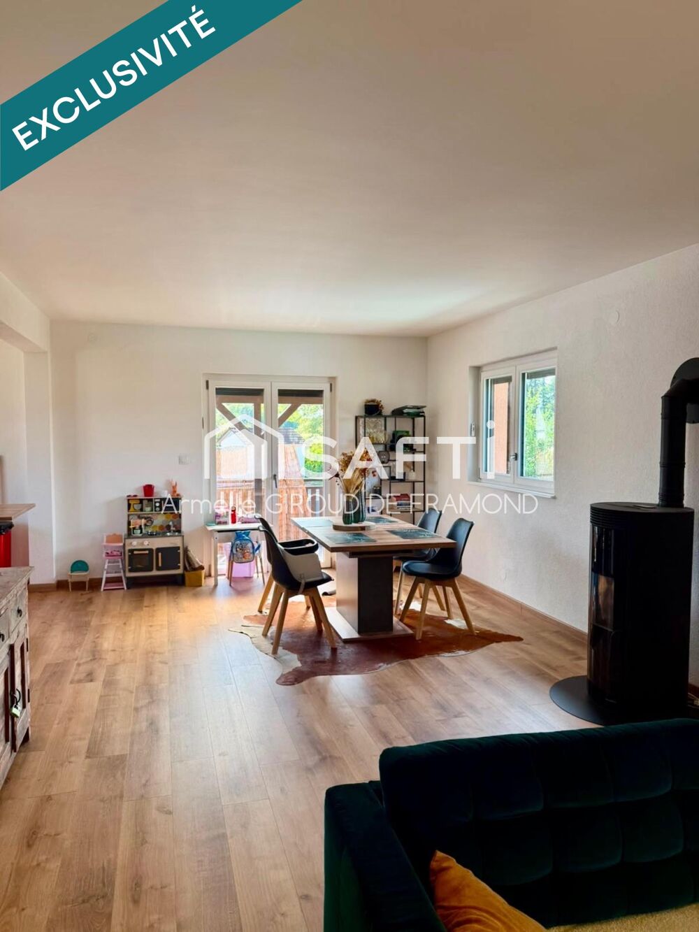 Vente Maison COUP DE CŒUR – A MORSCHWILLER-LE-BAS, MAISON FAMILIALE ENTIÈREMENT RÉNOVÉE de 130 m2 et 145 m2 utile, LUMINEUSE, AU CALME, ET VU Morschwiller-le-bas