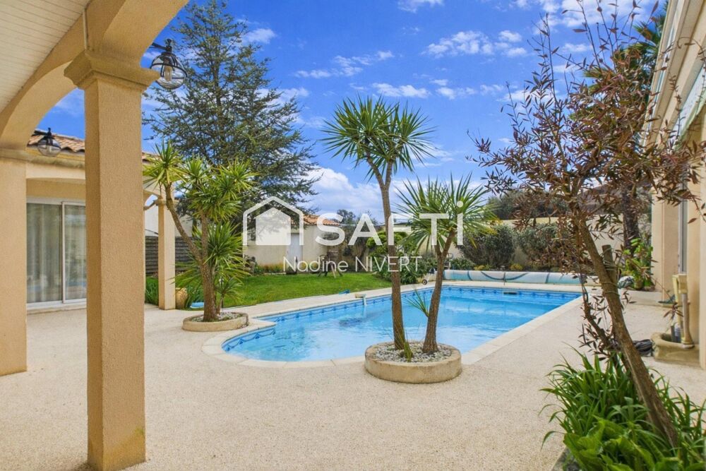 Maison 163 m²,4 chambres,Garage,Piscine,Parcelle 938 m²