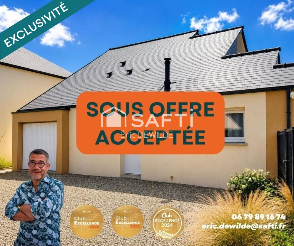 Saint-Martin-des-Champs, maison de plain-pied de 2019, RT 2012