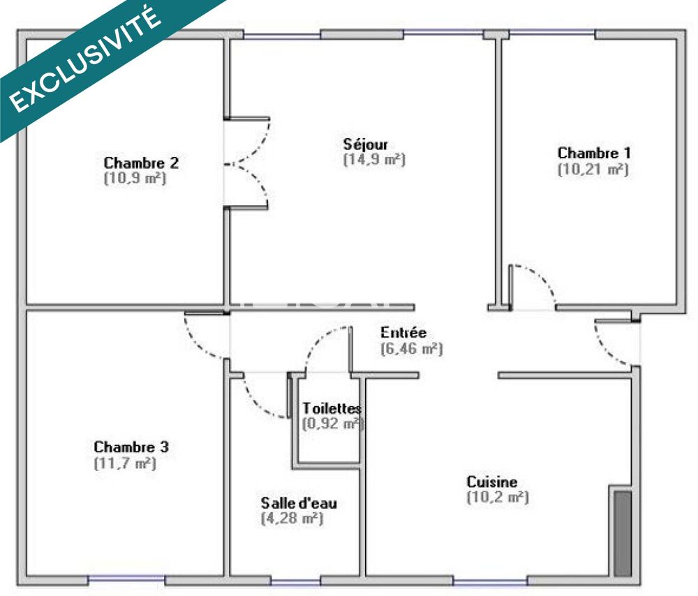 Vente Appartement Double séjour, 2 chambres, faibles charges, calme Brunoy