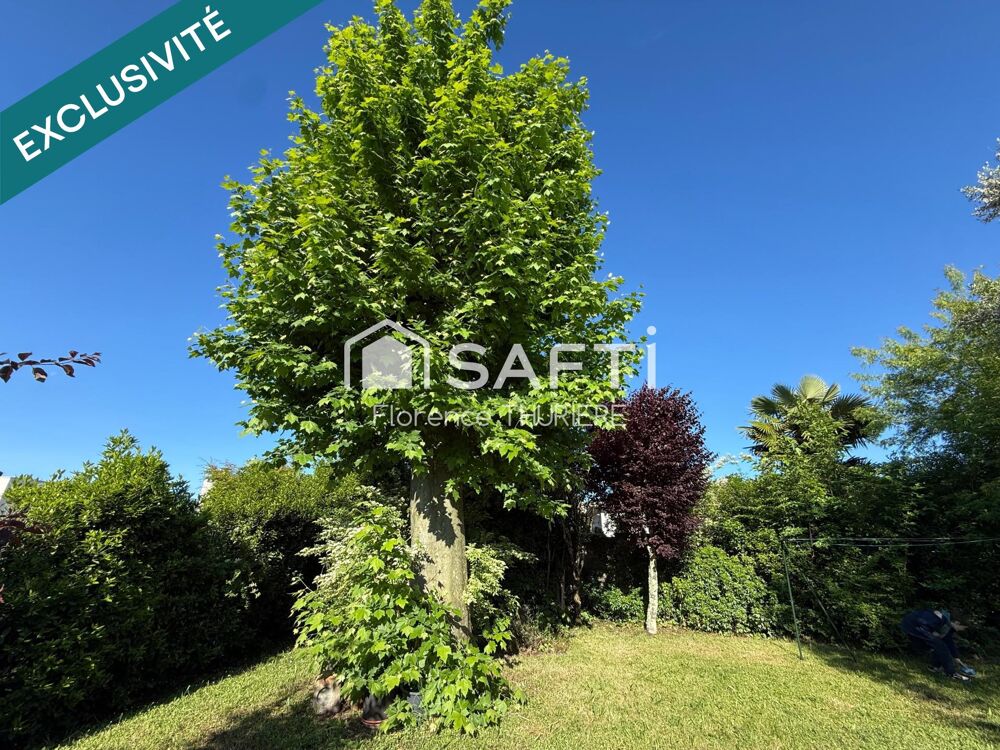 Maison 6 pièces plain pied jardin arboré au calme