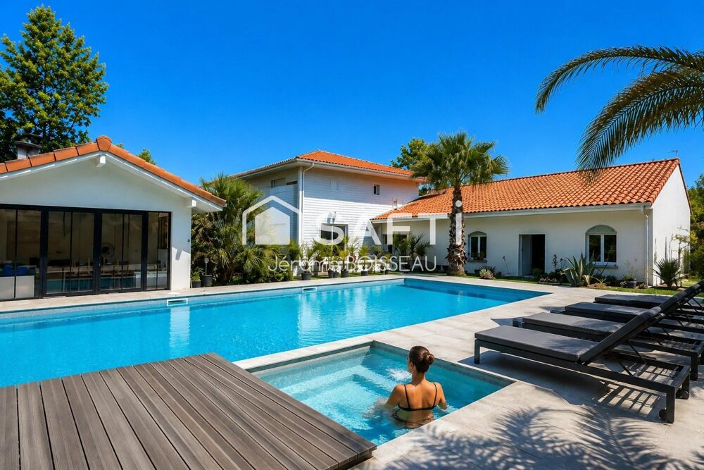 Vente Maison VILLA MODERNE DE 222M2 – AIR PARK DE BISCARROSSE- 336M2 DE HANGAR Biscarrosse