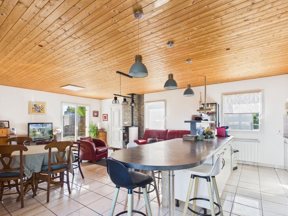 Vente Maison CLÉDER – Maison plain-pied, 3 chambres, à 2 km des plages Cleder