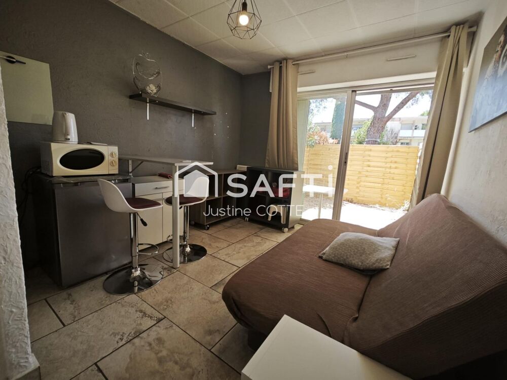 Vente Appartement Studio loué avec jardin privatif à Montpellier Montpellier