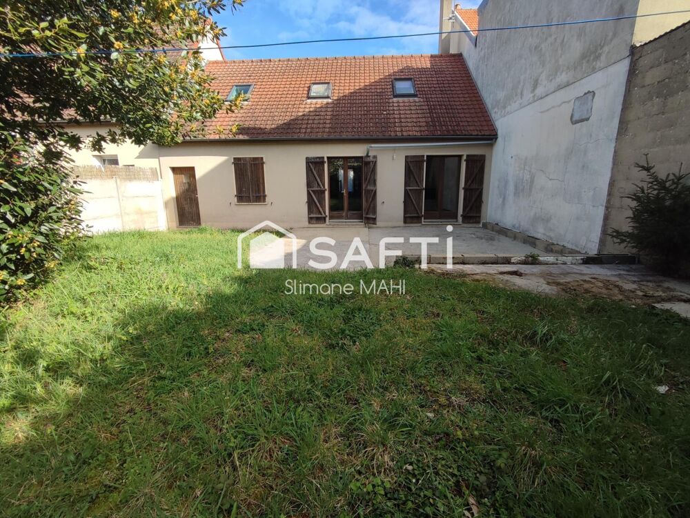 Maison de 90m2, 3 chambres, garage, sur un terrain de 292m2