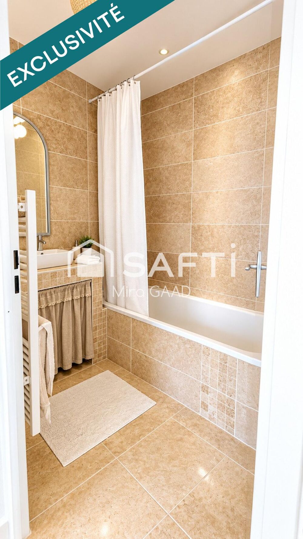 Bel appartement T3 traversant de 66 m²  Résidence calme et sécurisée