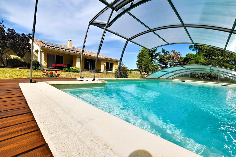 Vente Maison Villa plain-pied,155m² habitables, jardin, garage, piscine Carcassonne